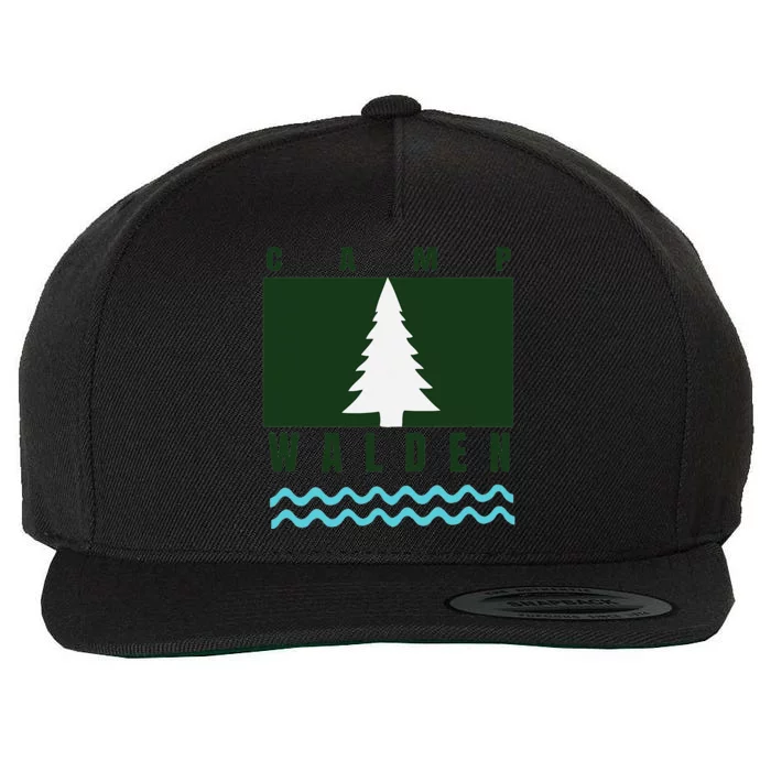 Camp Walden Summer Camp  Summer Camp Wool Snapback Cap