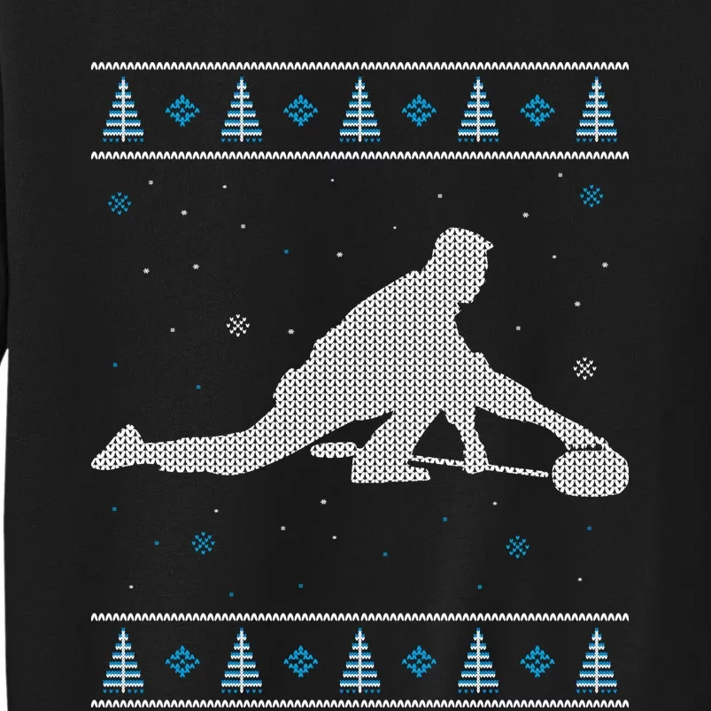 Curling Winter Sport Ugly Christmas Style Design Gift Sweatshirt