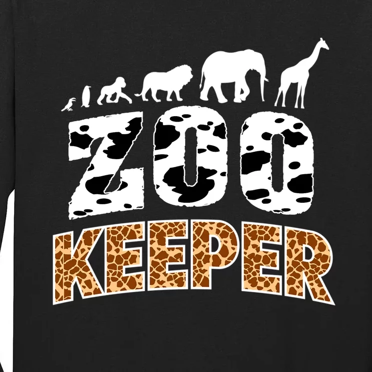 Cute Wildlife Safari Africa Animals Zoo Gift Tall Long Sleeve T-Shirt