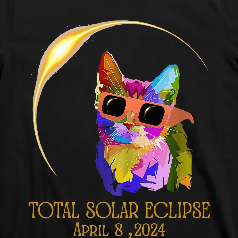 Cat Wearing Solar Eclipse Glasses T-Shirt