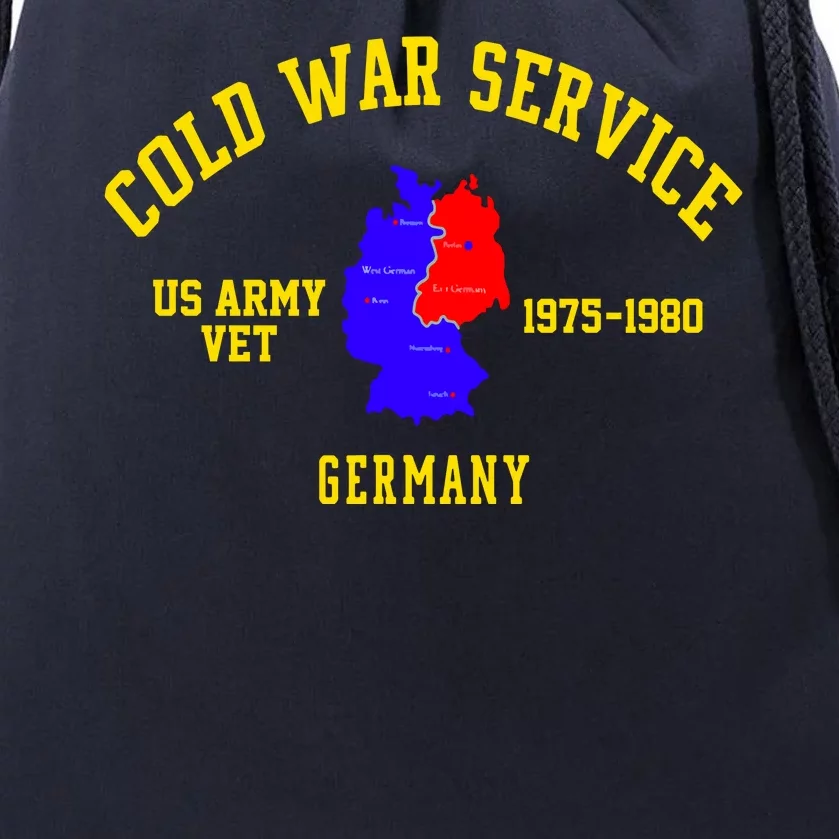 Cold War Service Germany US Army Veteran 1975 To 1980 Drawstring Bag