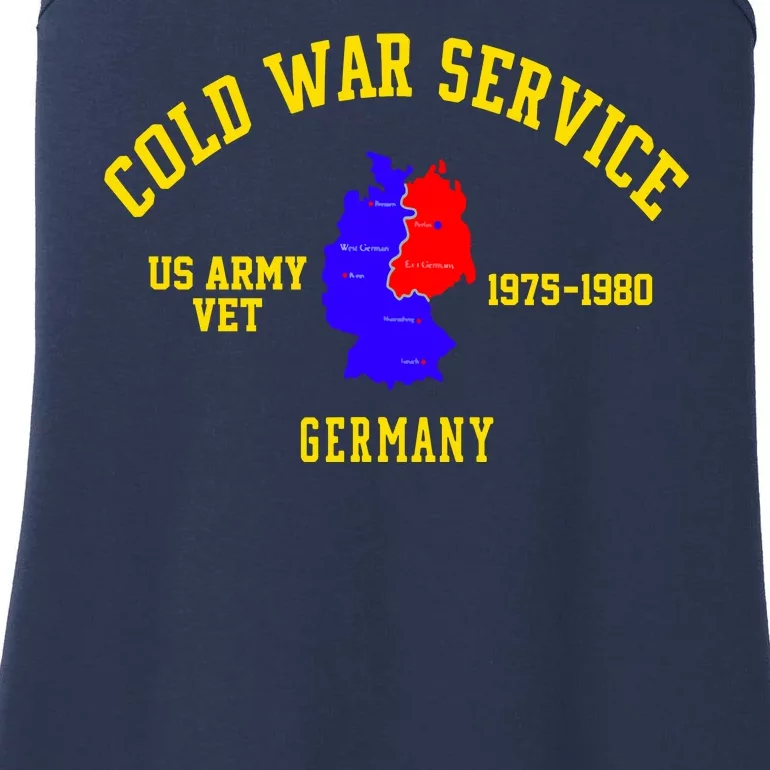 Cold War Service Germany US Army Veteran 1975 To 1980 Ladies Essential Tank