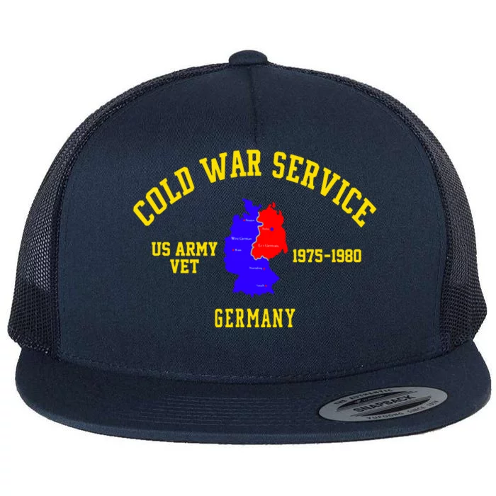 Cold War Service Germany US Army Veteran 1975 To 1980 Flat Bill Trucker Hat