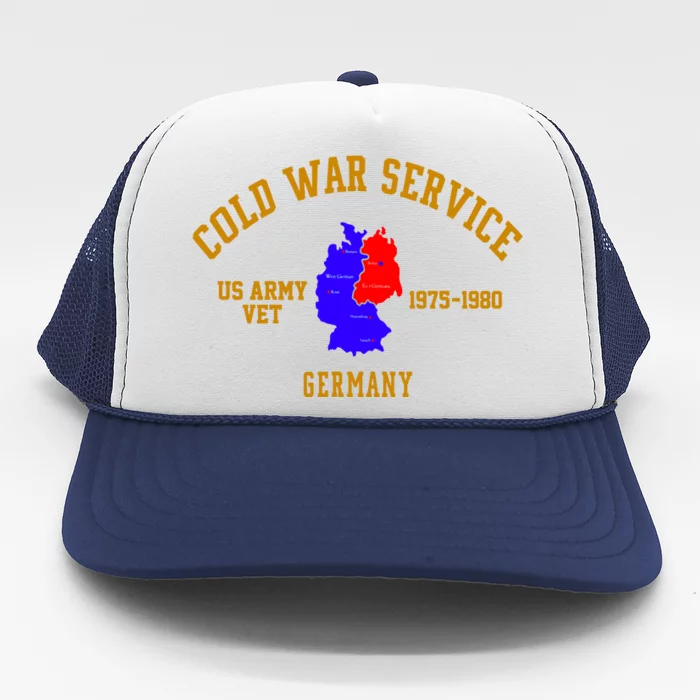 Cold War Service Germany US Army Veteran 1975 To 1980 Trucker Hat