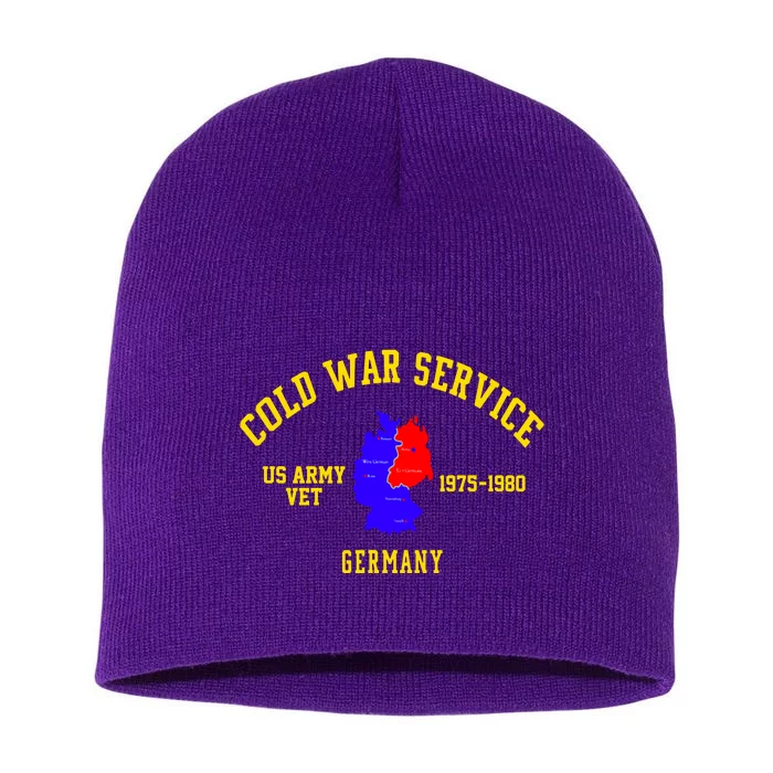 Cold War Service Germany US Army Veteran 1975 To 1980 Short Acrylic Beanie