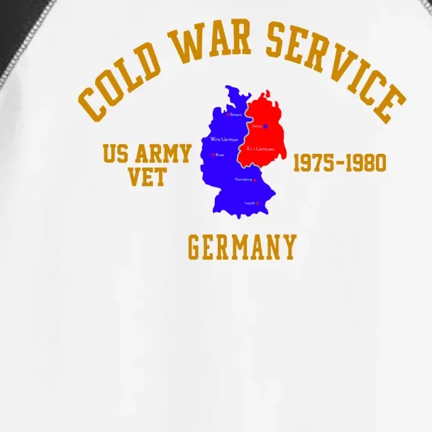 Cold War Service Germany US Army Veteran 1975 To 1980 Toddler Fine Jersey T-Shirt