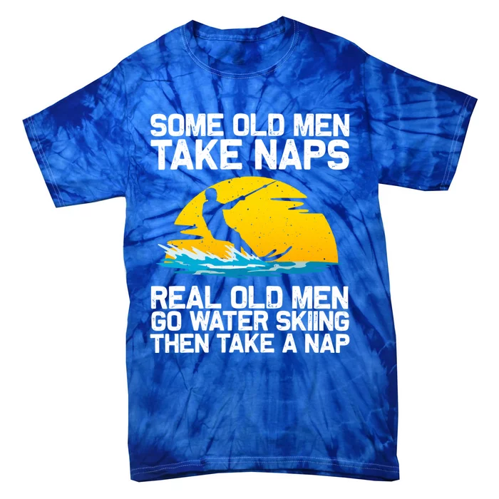 Cool Water Skiing Dad Ski Sports Skiers Swimmer Gift Tie-Dye T-Shirt