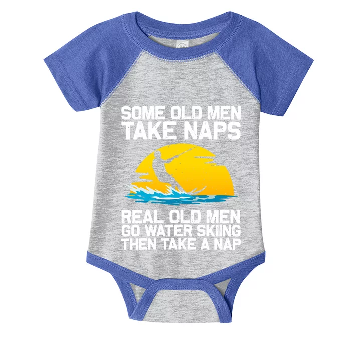 Cool Water Skiing Dad Ski Sports Skiers Swimmer Gift Infant Baby Jersey Bodysuit