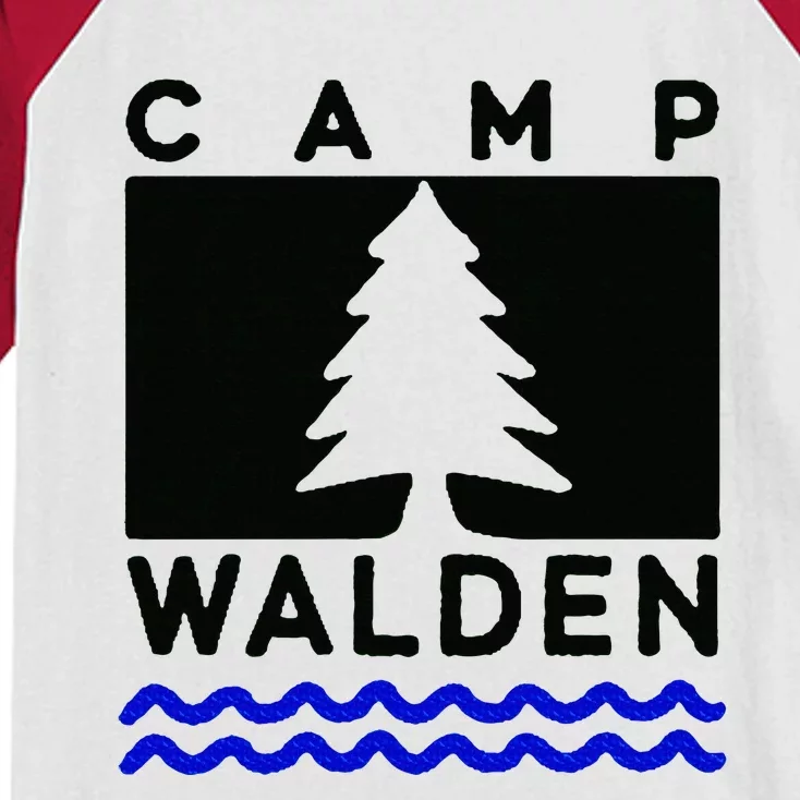 Camp Walden Summer Camp  Summer Camp Kids Colorblock Raglan Jersey