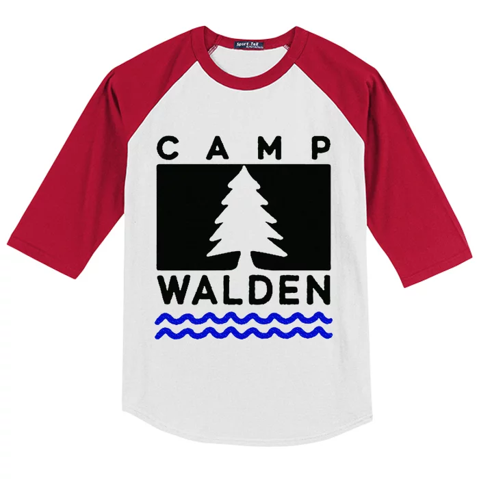 Camp Walden Summer Camp  Summer Camp Kids Colorblock Raglan Jersey