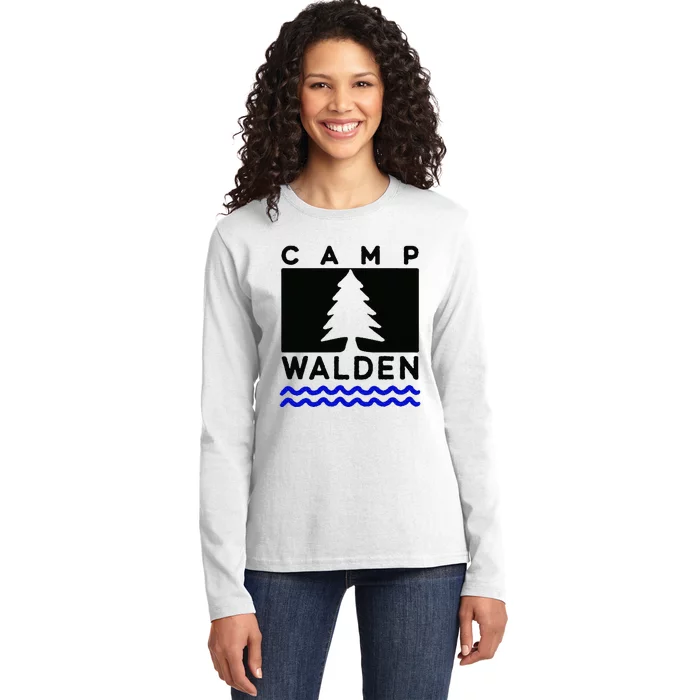 Camp Walden Summer Camp  Summer Camp Ladies Long Sleeve Shirt