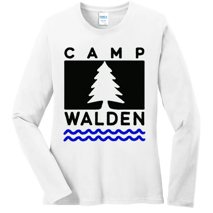 Camp Walden Summer Camp  Summer Camp Ladies Long Sleeve Shirt