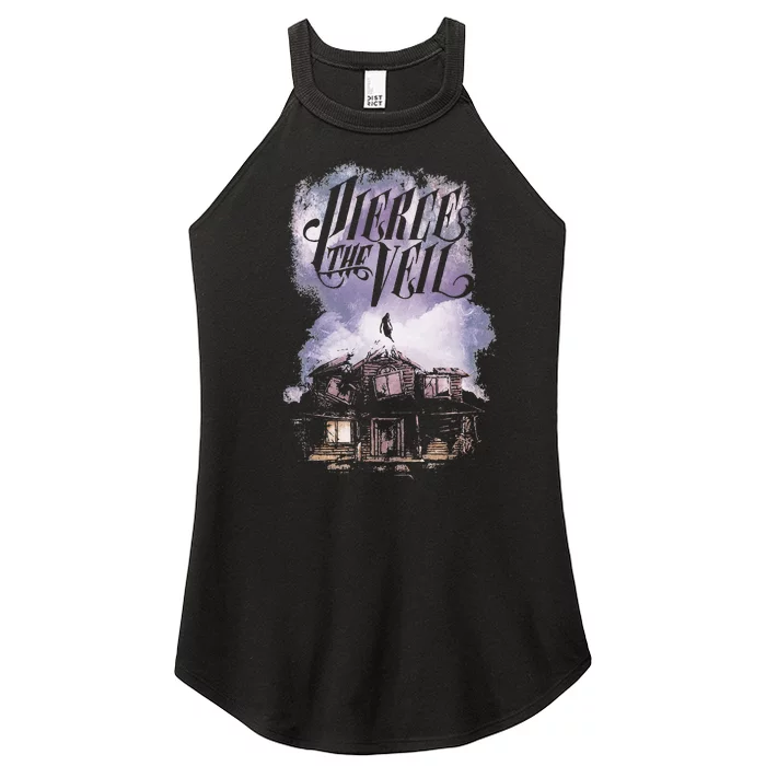 Collide With The Sky Cover Women’s Perfect Tri Rocker Tank