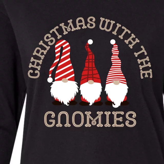 Christmas With The Gnomies Gift Womens Cotton Relaxed Long Sleeve T-Shirt