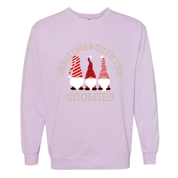 Christmas With The Gnomies Gift Garment-Dyed Sweatshirt