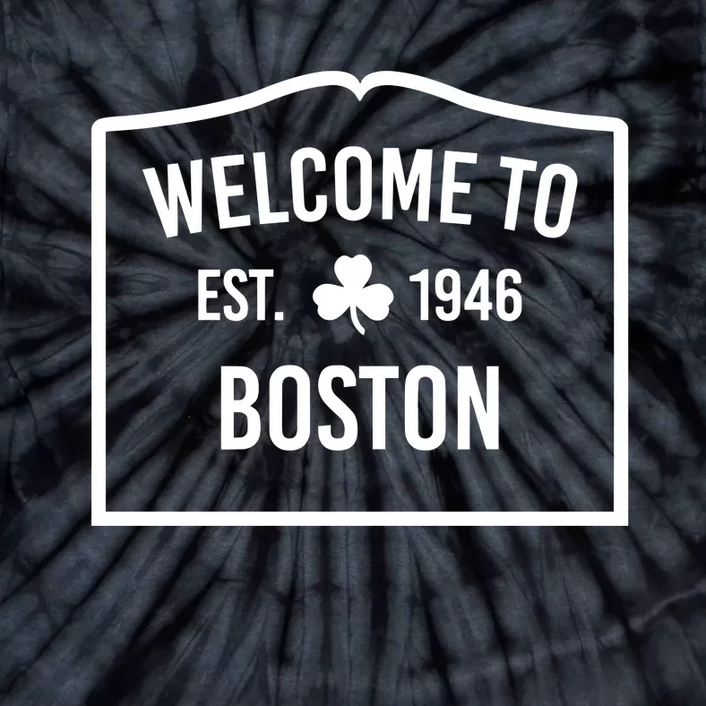 Celtics Welcome To Boston Est 1946 Tie-Dye T-Shirt