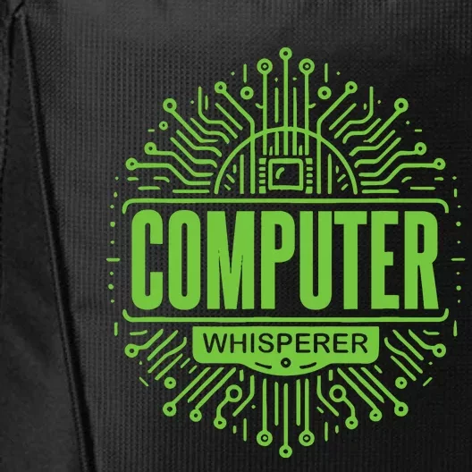 Computer Whisperer Tech Support It Funny Computer Engineer City Backpack