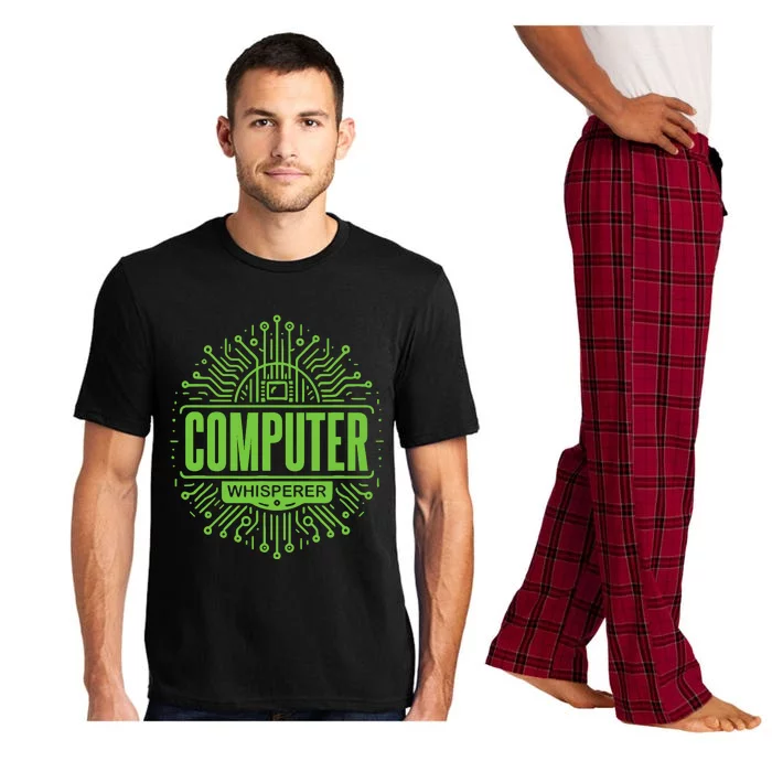 Computer Whisperer Tech Support It Funny Computer Engineer Pajama Set