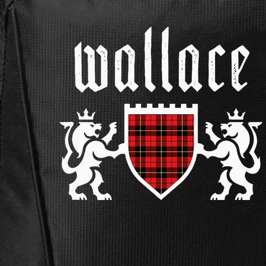 Clan Wallace Tartan Scottish Plaid Wallace Family City Backpack