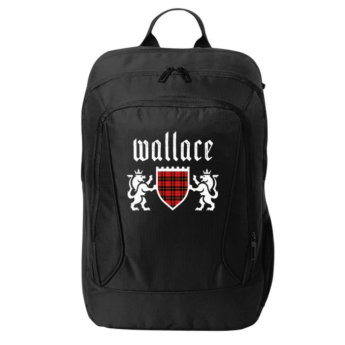 Clan Wallace Tartan Scottish Plaid Wallace Family City Backpack