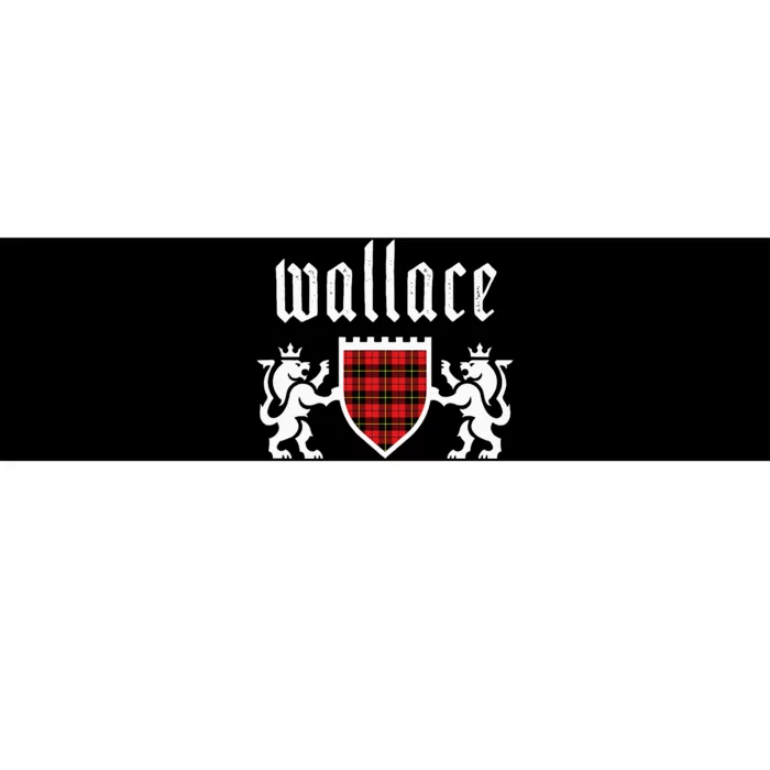 Clan Wallace Tartan Scottish Plaid Wallace Family Bumper Sticker