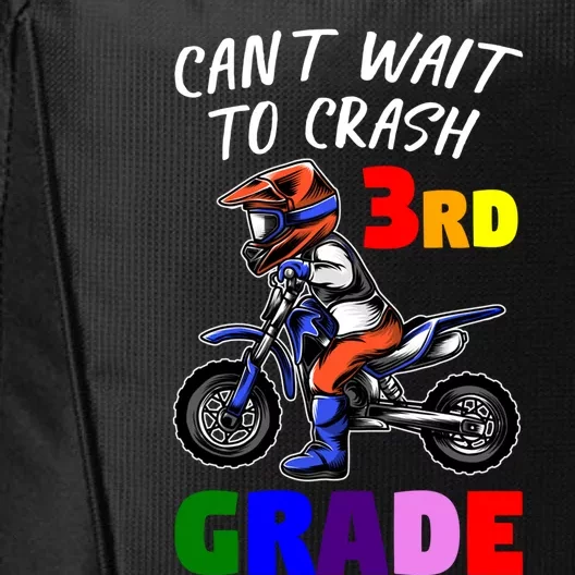 Cant Wait To Crash 3Rd Grade Graduate Great Gift City Backpack