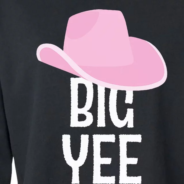 Country Western Theme Sorority Reveal Big Yee Cowgirl Hat Cropped Pullover Crew