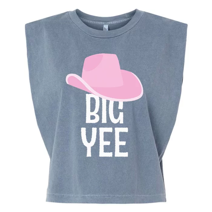 Country Western Theme Sorority Reveal Big Yee Cowgirl Hat Garment-Dyed Women's Muscle Tee