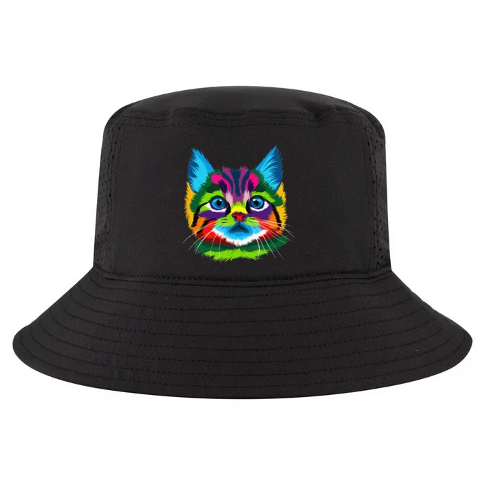 Cat Wo Tee Cute Cat Cool Comfort Performance Bucket Hat