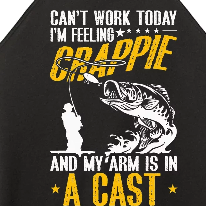 can't work today. I'm feeling crappie and my arm is in cast Women’s Perfect Tri Rocker Tank