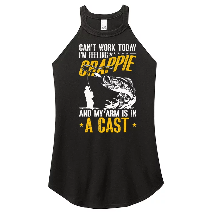 can't work today. I'm feeling crappie and my arm is in cast Women’s Perfect Tri Rocker Tank