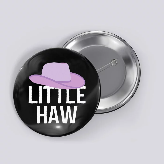 Country Western Theme Sorority Reveal Little Haw Cowgirl Hat Button