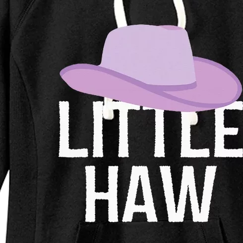 Country Western Theme Sorority Reveal Little Haw Cowgirl Hat Women's Fleece Hoodie