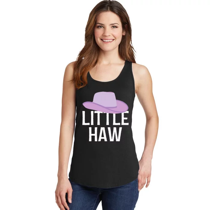 Country Western Theme Sorority Reveal Little Haw Cowgirl Hat Ladies Essential Tank