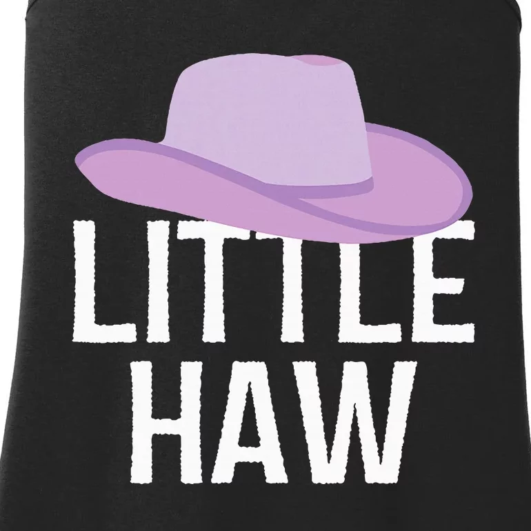 Country Western Theme Sorority Reveal Little Haw Cowgirl Hat Ladies Essential Tank