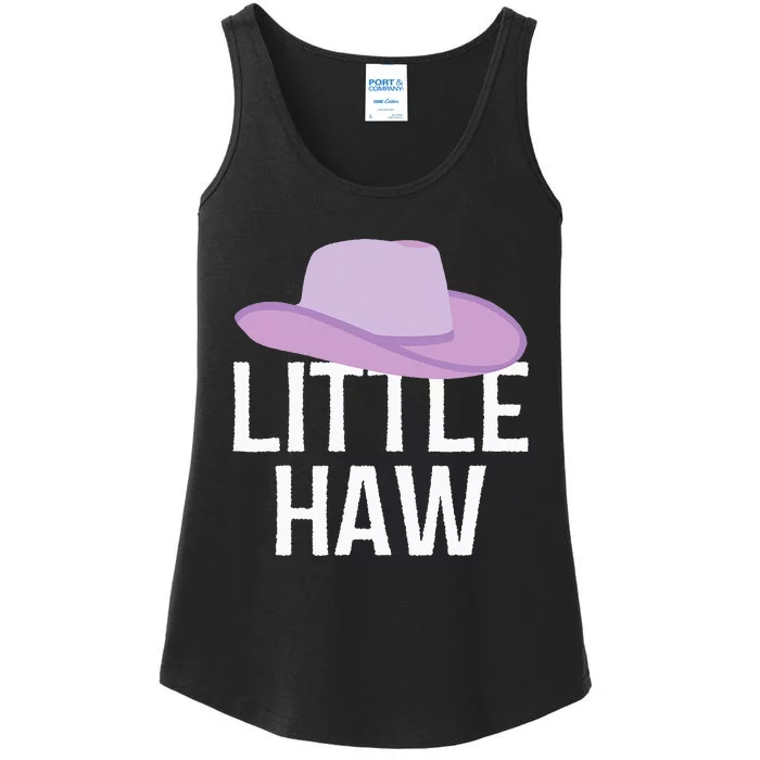 Country Western Theme Sorority Reveal Little Haw Cowgirl Hat Ladies Essential Tank