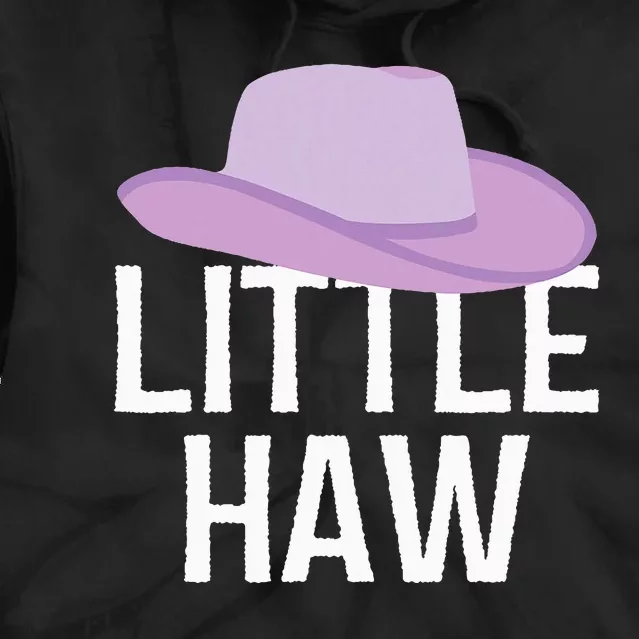 Country Western Theme Sorority Reveal Little Haw Cowgirl Hat Tie Dye Hoodie