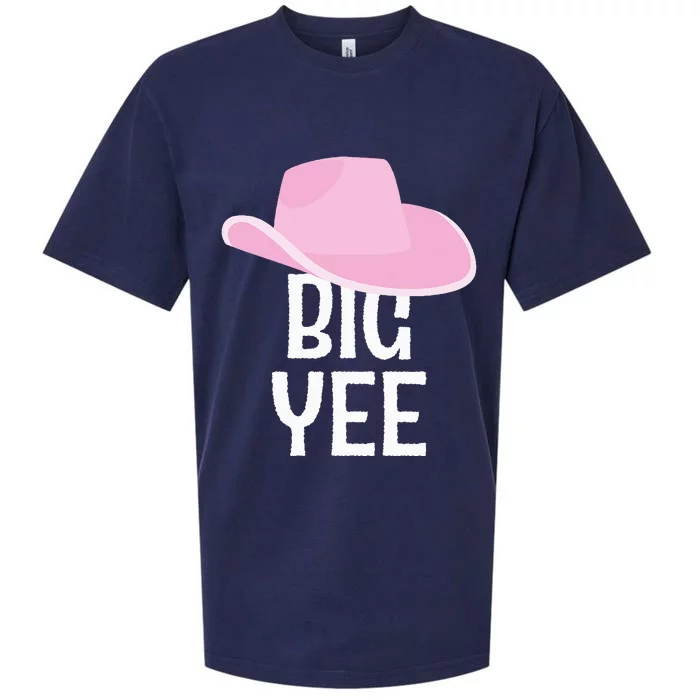 Country Western Theme Reveal Big Yee Cowgirl Hat Sueded Cloud Jersey T-Shirt