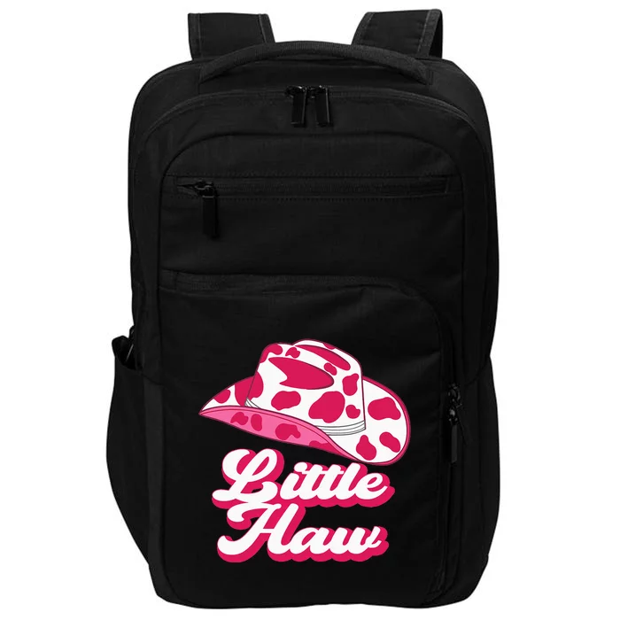 Country Western Theme Sorority Reveal Little Haw Cow Hat Impact Tech Backpack