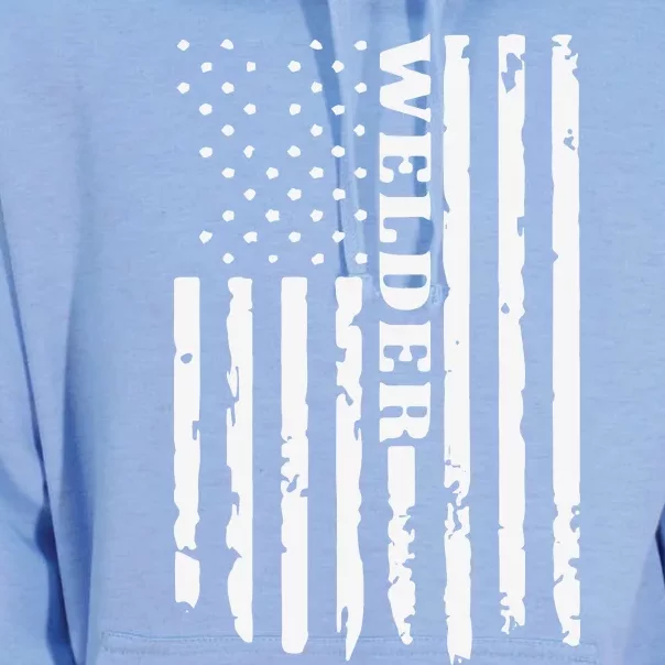 Cool Welding US Flag Art For Welder Welding Unisex Surf Hoodie