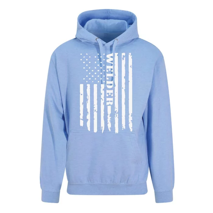 Cool Welding US Flag Art For Welder Welding Unisex Surf Hoodie