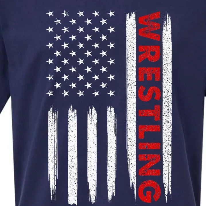 Cool Wrestling USA Design For Men Women Wrestling Coach Sueded Cloud Jersey T-Shirt