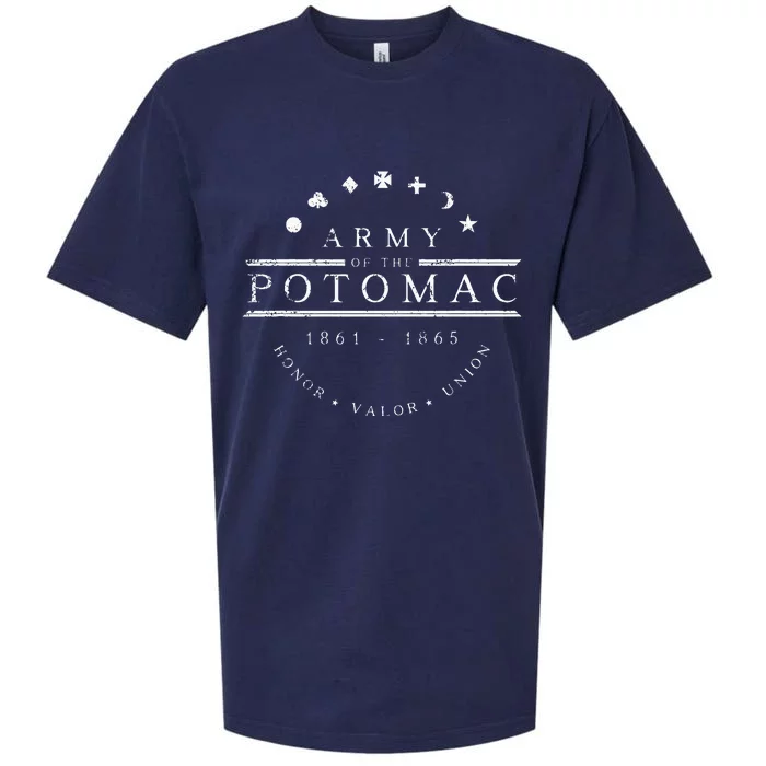 Civil War Union Army Of The Potomac Sueded Cloud Jersey T-Shirt