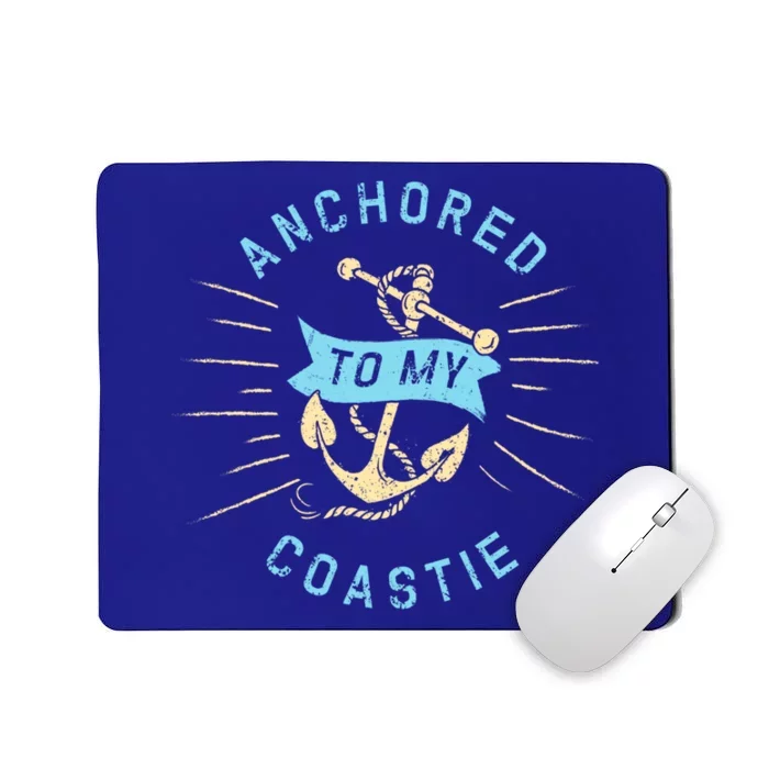 Coastie Wife Us Coast Guard Uscg Gift Anchored To Cool Gift Mousepad