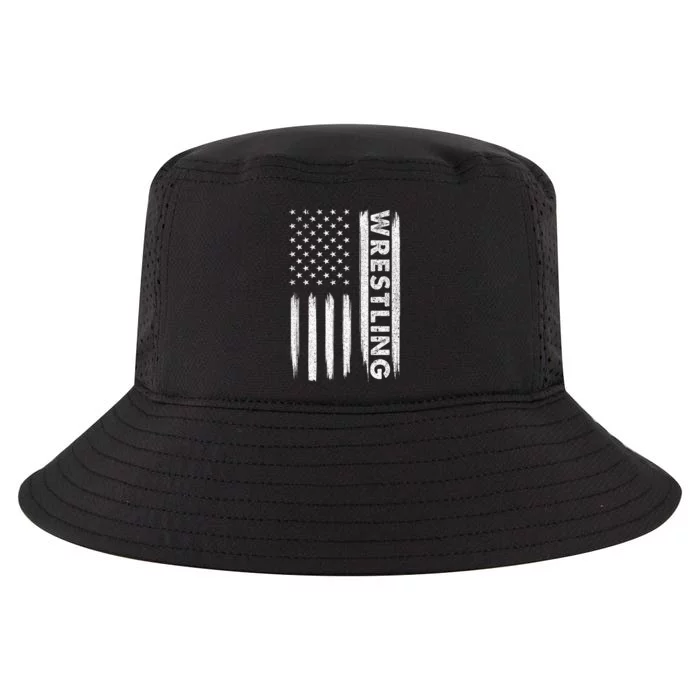 Cool Wrestling Usa Design Wrestling Coach Cool Comfort Performance Bucket Hat