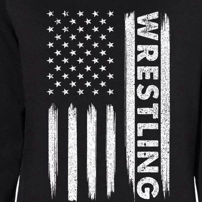 Cool Wrestling Usa Design Wrestling Coach Womens California Wash Sweatshirt