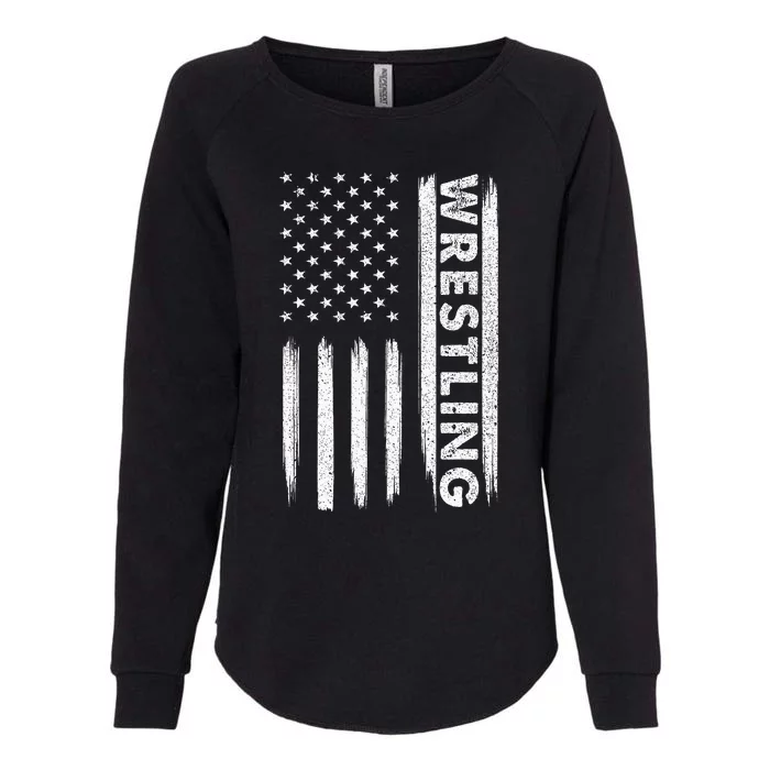 Cool Wrestling Usa Design Wrestling Coach Womens California Wash Sweatshirt