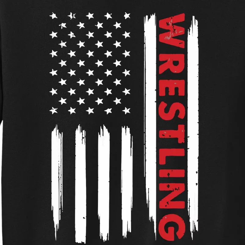 Cool Wrestling USA Design For Wrestling Coach Sweatshirt