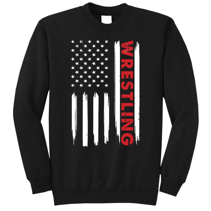 Cool Wrestling USA Design For Wrestling Coach Sweatshirt