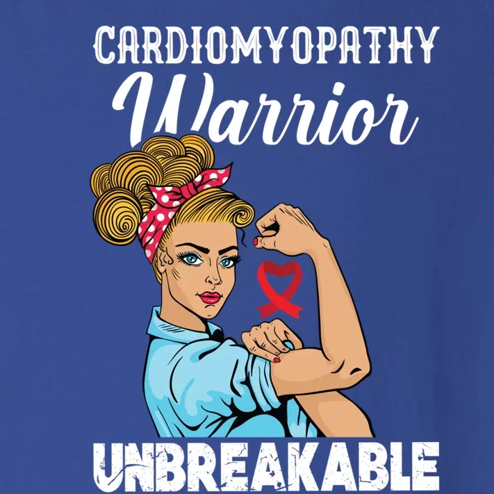 Cardiomyopathy Warrior Unbreakable Gift Toddler Long Sleeve Shirt